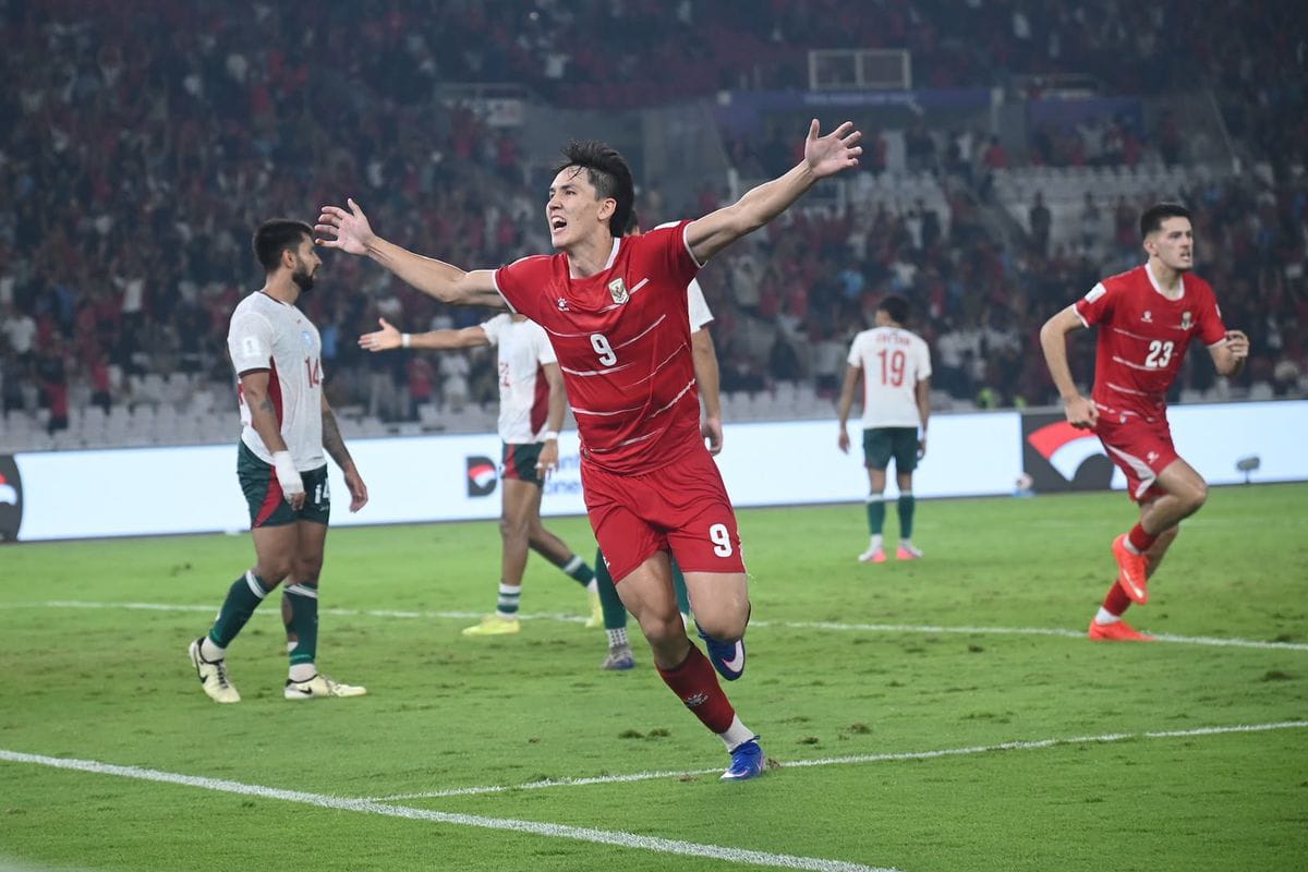 Mitchell Baker, borong 5 gol kemenangan Indonesia atas Bangladesh (Foto: Timnas Indonesia)
